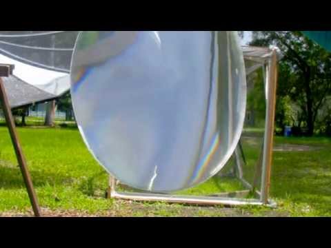 GREENPOWERSCIENCE 380mm Flexible Solar Fresnel Lens Adhesive FREE glass adhesion