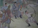 KLdy1 - Dec06 - CHNdy1 - Yue Fei Temple and Tomb, Hangzhou, China - Yue Fei (March 17, 1103  January 27, 1142) was a Chinese patriot and nationalist military leader who fought for the Southern Song Dynasty against the Jurchen armies of the Jin Dynasty -