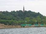 China Hangzhou Bao Shu Tower(保俶塔). The most prominent eras in Hangzhou's development history, Wuyue Kingdom and Southern Song Dynasty, had the greatest impacts on West Lake.