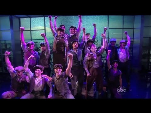 Disney's NEWSIES Performs on 