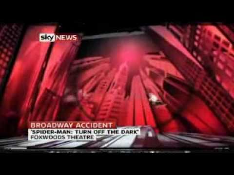 Spiderman Stuntman Hurt In 30ft Broadway Theatre Plunge