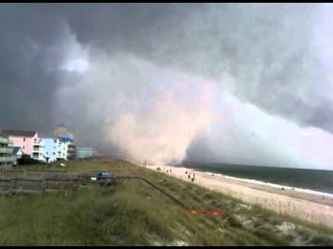 Carolina Beach, NC Waterspout/Tornado 8-18-2011