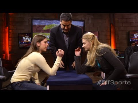 Women's Arm Wrestling!: Ana v. Irina