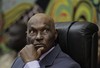 Senegalese President Abdoulaye Wade prepares to address journalists at a press conference in the presidential palace in Dakar, Senegal Monday, Feb. 27, 2012. As votes were being tallied on Monday from Senegal's Sunday presidential election, leading opposition candidate Macky Sall declared that no candidate had gotten the necessary 50 percent, making a runoff "inevitable."