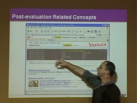 Dr. Ronny Lempel - Yahoo Israel - How Search Engines Help Users