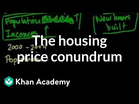 The housing price conundrum