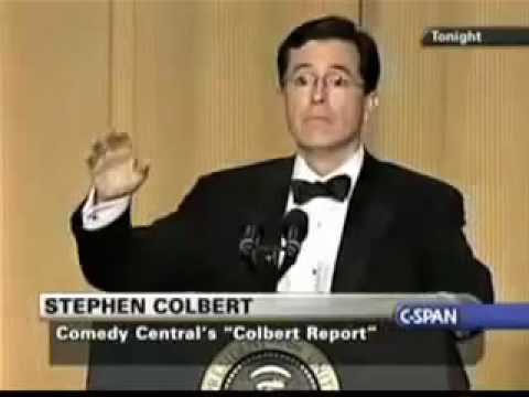 Colbert roasts Bush