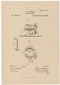 Patent drawing for Edison's phonograph, May 18, 1880