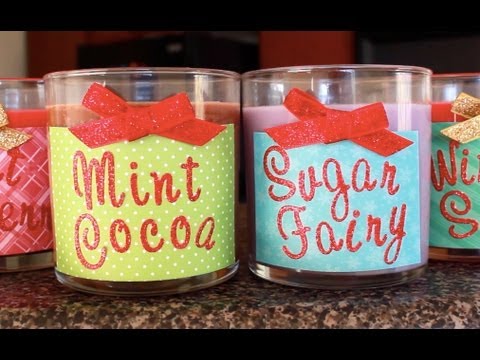 DIY Winter Candles