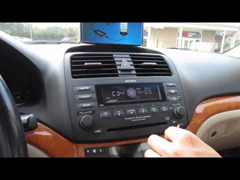 GTA Car Kits - Acura TSX 2004-2008 install of iPhone, iPod and AUX adapter for factory stereo