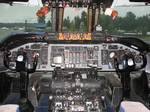 Cockpit of early C-141 on display at McChord AFB. The original Star lifter model, designated C-141A, could carry 154 passengers, 123 paratroopers or 80 litters for wounded with seating for 16. A total of 284 A-models were built.