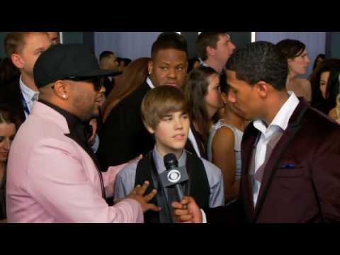 52nd Grammy Awards - Justin Bieber/The-Dream Interview