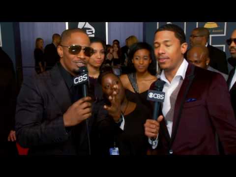 52nd Grammy Awards - Jamie Foxx, Diondra Dixon Interview