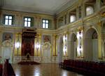 Royal Castle Senate Chamber, where the May 3rd Constitution was adopted. The first of the three successive 18th-century partitions of Commonwealth territory that would eventually remove Poland from the map of Europe shocked the inhabitants of the Commonwealth, and had made it clear to progressive minds that the Commonwealth must either reform or perish.