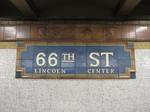 66th Street – Lincoln Center (IRT Broadway – Seventh Avenue Line)