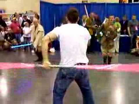 Star Wars Ray Park Darth Maul Lightsaber Duel (Part 3 of 3)