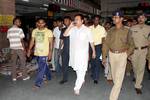 India West Bengal Transports Minister Madan Mitra meet the Train Passenger at Sealdha Station during the General Strike called by Eleven Central Trade Unions against the anti people economic polices of the Union Goverment at Kolkata on Tuesday 28 February 2012 in Eastern India City