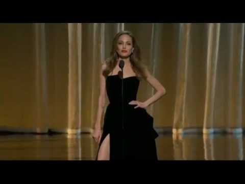 Angelina Jolie - Presenting Oscar 2012