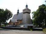 Church under call of Assumption of Holy Mary and St. Michael's Archangel in Haczów (Poland), the oldest wooden gothic temples in Europe, erected in the 14th century, on the UNESCO list of World Heritage Sites since 2003.