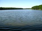 Lake Góreckie in Wielkopolska National Park. The relief of Greater Poland, geological conditions and soil have been shaped by two glaciations.