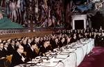 Signing of the Rome Treaty on 25 March 1957. Luxembourg is a founding member of the EEC and the European Union in 1993.