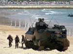 Spanish Navy Marines deploying from an AAV-7. The Spanish Navy Marines (Infantería de Marina) are the oldest existing marine force in the world,[16] as they were established on February 27, 1537, by Charles I when he permanently assigned the Compañías Viejas del Mar de Nápoles (Naples Old Sea Companies) to the Escuadras de Galeras del Mediterráneo (Mediterranean Galley Squadrons).