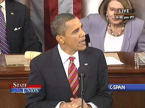 Pres. Obama's First State of the Union Address