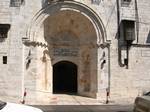 The entrance to the Cathedral of St. James.The invention of an Armenian alphabet in 405 certainly helped the Armenian community by allowing them to keep records in their native language.