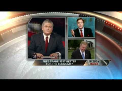 Tom Palmer debates Free Trade with Lou Dobbs on Fox Business