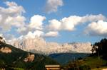 View of the Rosengarten group in South Tyrol. Under the dictatorship of Benito Mussolini, the Fascist dictator of Italy (ruled 1922–1943), South Tyrol was subjected to an increased forced programme of Italianization: all references to old Tyrol were banned and the region was referred to as Venezia Tridentina between 1919 and 1947, in an attempt to justify the Italian claims to the area by historically linking the region to one of the Roman Regions of Italy (Regio X Venetia et Histria)