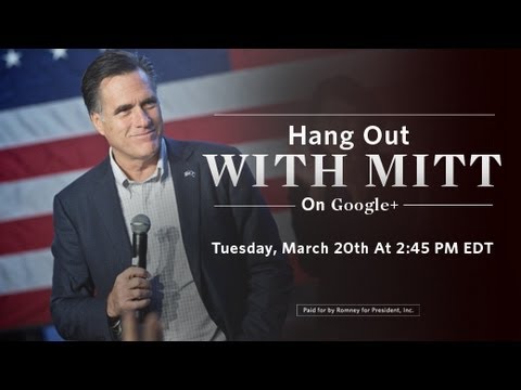 Google+ Campaign Hangout With Mitt Romney