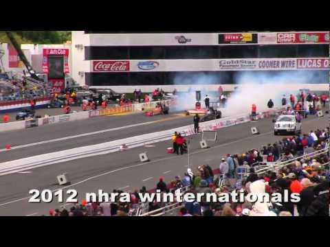 2012 NHRA Winternationals Mike Austin Crash