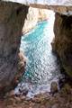 The natural sea grotto of the Montagna Spaccata.