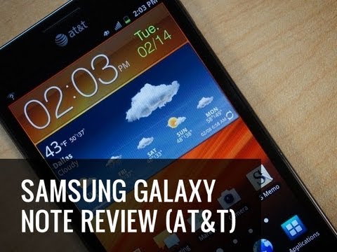 Samsung Galaxy Note Review (AT&T)