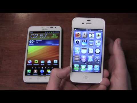 Samsung Galaxy Note vs. Apple iPhone 4S Dogfight Part 1