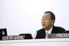 Secretary-General Ban Ki-moon briefs the General Assembly on the final report of his High-Level Panel on Global Sustainability.