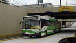 The Quito trolleybus system has lines running on exclusive BRT lanes with underpass crossings.