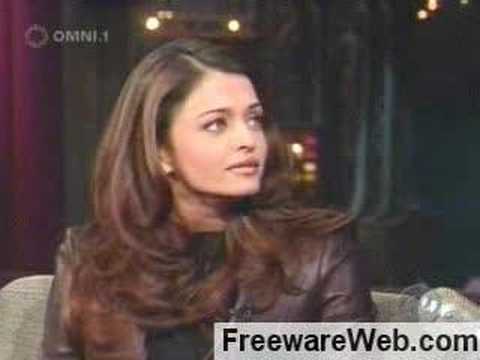 Aishwarya Rai Burns David Letterman in his own show