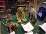 The original Winnie the Pooh toys.jpg Original Winnie the Pooh stuffed toys. Clockwise from bottom left: Tigger, Kanga, Edward Bear (aka Winnie-the-Pooh), Eeyore, and Piglet.