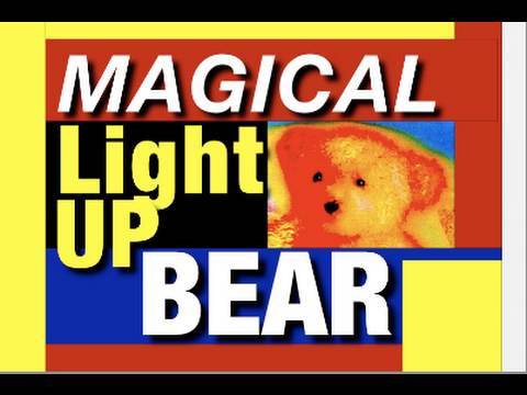 Light Up Bear FUNNY Video Plush Toy Bear Review Mike Mozart of JeepersMedia Funniest on YouTube