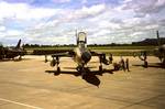 F-105D on the ramp at Takhli RTAFB, Thailand In spite of a troubled early service life, the F-105 became the dominant attack aircraft early in the Vietnam War.