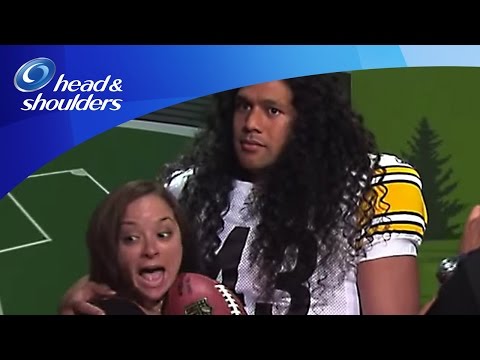 Troy Polamalu at Madame Tussauds Wax Museum