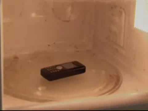 Mobile Phone in Microwave