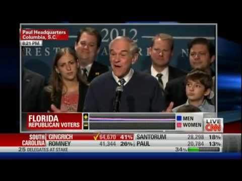 Ron Paul's Speech after the South Carolina Primary