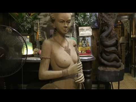 Wood Carving Exhibition Sculpture Art Lanna Style Thailand Burmese Teak HiDef Video Stereo Sound