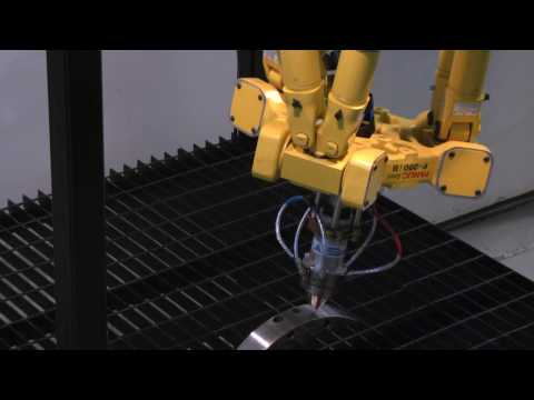 Parallel kinematic industrial robot