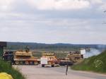 The Royal Scots Dragoon Guards during live fire training exercises in 2004 on Bergen-Hohne Training Area