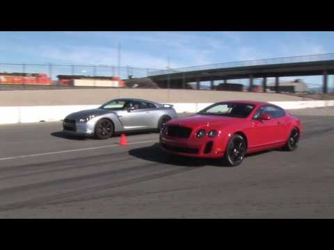 When Worlds Collide: Nissan GT-R Vs Bentley Continental Supe