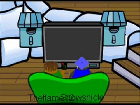 Club Penguin-Scary Movie