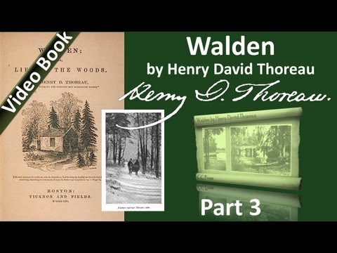 Part 3 - Walden by Henry David Thoreau (Chs 05-08)